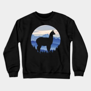 Peru Llama Alpaca Peruvian Roots Pride Vintage Peru Crewneck Sweatshirt